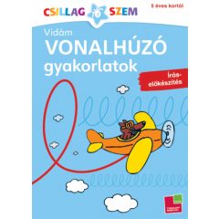   Vidám vonalhúzó gyakorlatok - Íráselőkészítés - Kék