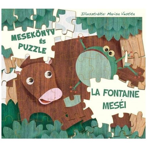 La Fontaine meséi - mesekönyv és puzzle