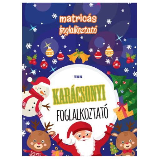 Karácsonyi foglalkoztató - matricás foglalkoztató