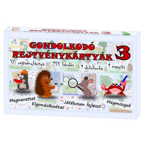 Gondolkodó rejtvénykártyák 3. - Megnevettet - Elgondolkodtat - Játékosan fejleszt - Megmozgat