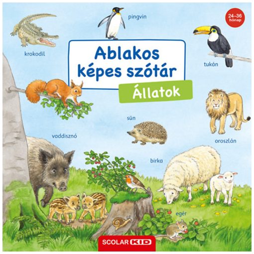 Ablakos képes szótár - Állatok