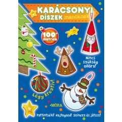   Karácsonyi díszek manóknak - matricás foglalkoztatókönyv