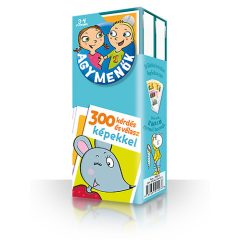   Agymenők kártyacsomag 3-4 éveseknek - 300 kérdés és válasz képekkel B4135