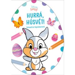   Hurrá, Húsvét! - Színező és foglalkoztató - Disney Baby tojás alakú színező b1612