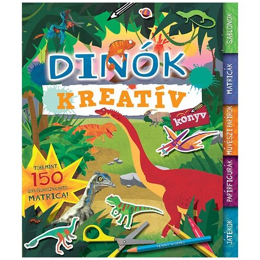 Dinók - Kreatív könyv