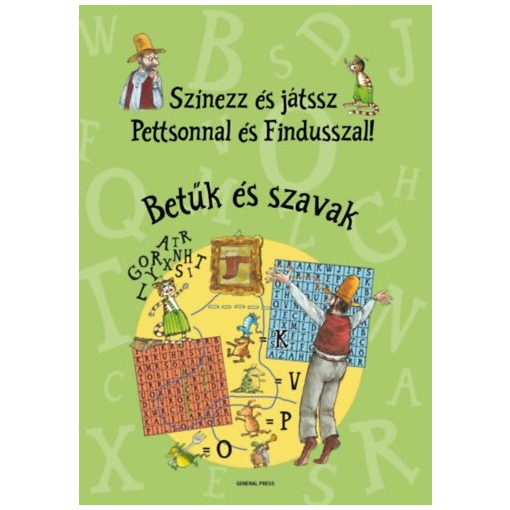 Színezz és játssz Pettsonnal és Findusszal! - Betűk és szavak