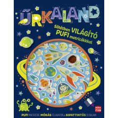 Űrkaland - Sötétben világító pufi matricákkal