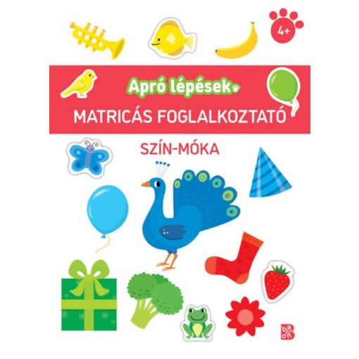 Apró lépések - Szín-móka - Matricás foglalkoztató