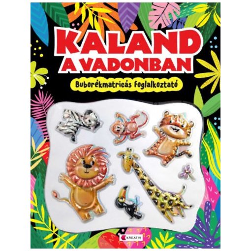 Kaland a vadonban - buborékmatricás foglalkoztató