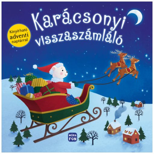 Karácsonyi visszaszámláló - Kinyitható adventi naptárral