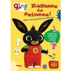   Bing - Ragassz és színezz! - Matricás foglalkoztatókönyv