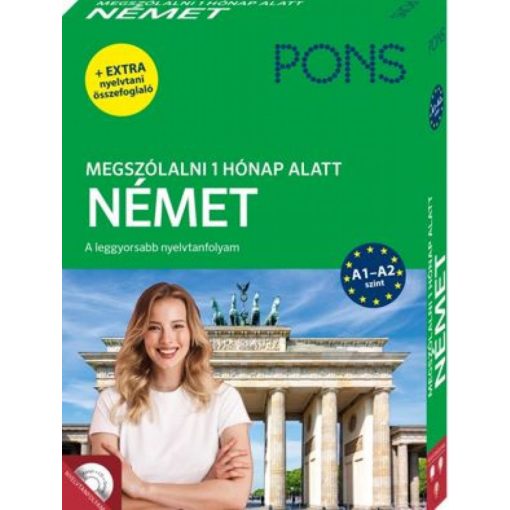 PONS Megszólalni 1 hónap alatt Német + CD és ONLINE hanganyag