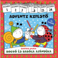 Bogyó és Babóca ajándéka -adventi kifestő