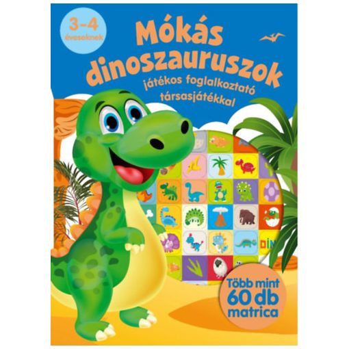 Mókás dinoszauruszok - Játékos foglalkoztató társasjátékkal