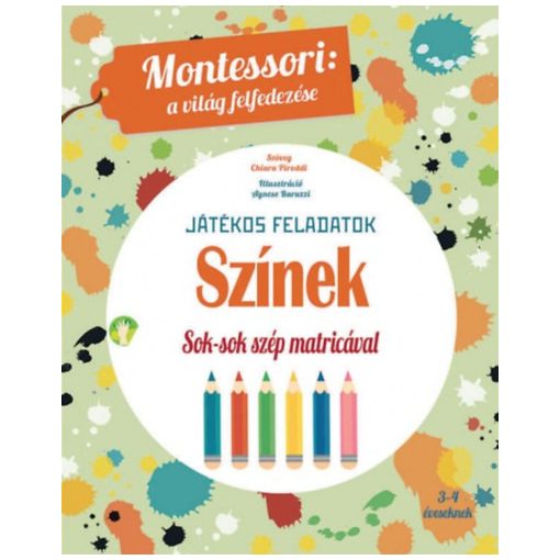 Színek - játékos feladatok, Montessori