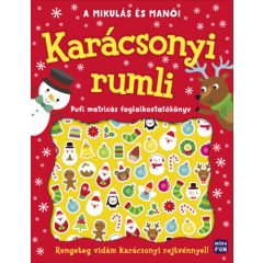   A Mikulás és manói - Karácsonyi rumli - Pufi matricás foglalkoztatókönyv
