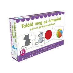 Találd meg az árnyékát - párosító játék gyerekeknek