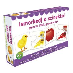 Ismerkedj a színekkel - párosító játék gyerekeknek