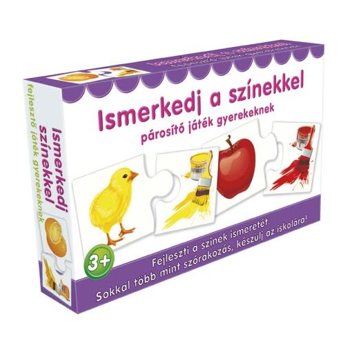 Ismerkedj a színekkel - párosító játék gyerekeknek