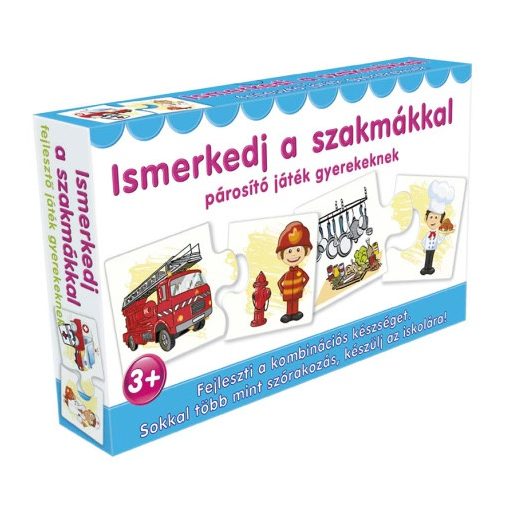 Ismerkedj a szakmákkal - párosító játék gyerekeknek