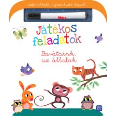   Játékos feladatok - Barátaink az állatok - Letörölhető, újraírható lapok