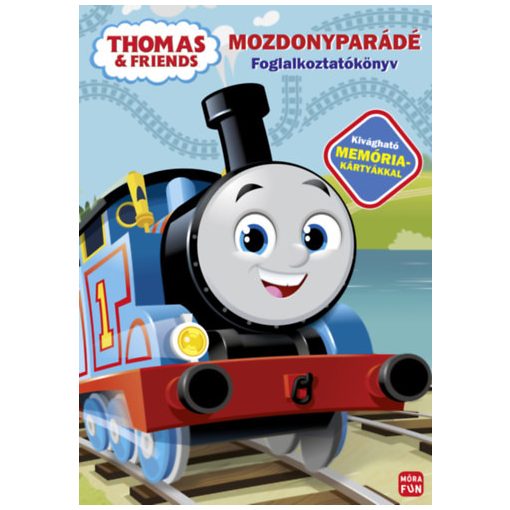 Thomas, a gőzmozdony - Mozdonyparádé - Foglalkoztatókönyv - Kivágható memóriakártyákkal