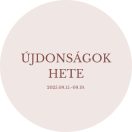 ÚJDONSÁGOK HETE - FRISS KÖNYVILLAT, FRISS KEDVEZMÉNYEK